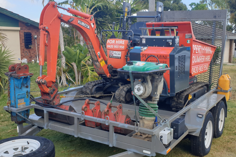 Hire Rates Perth Mini Excavator Hire