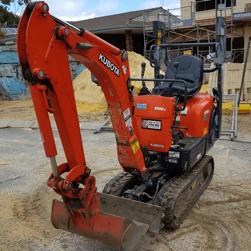 mini excavator residential